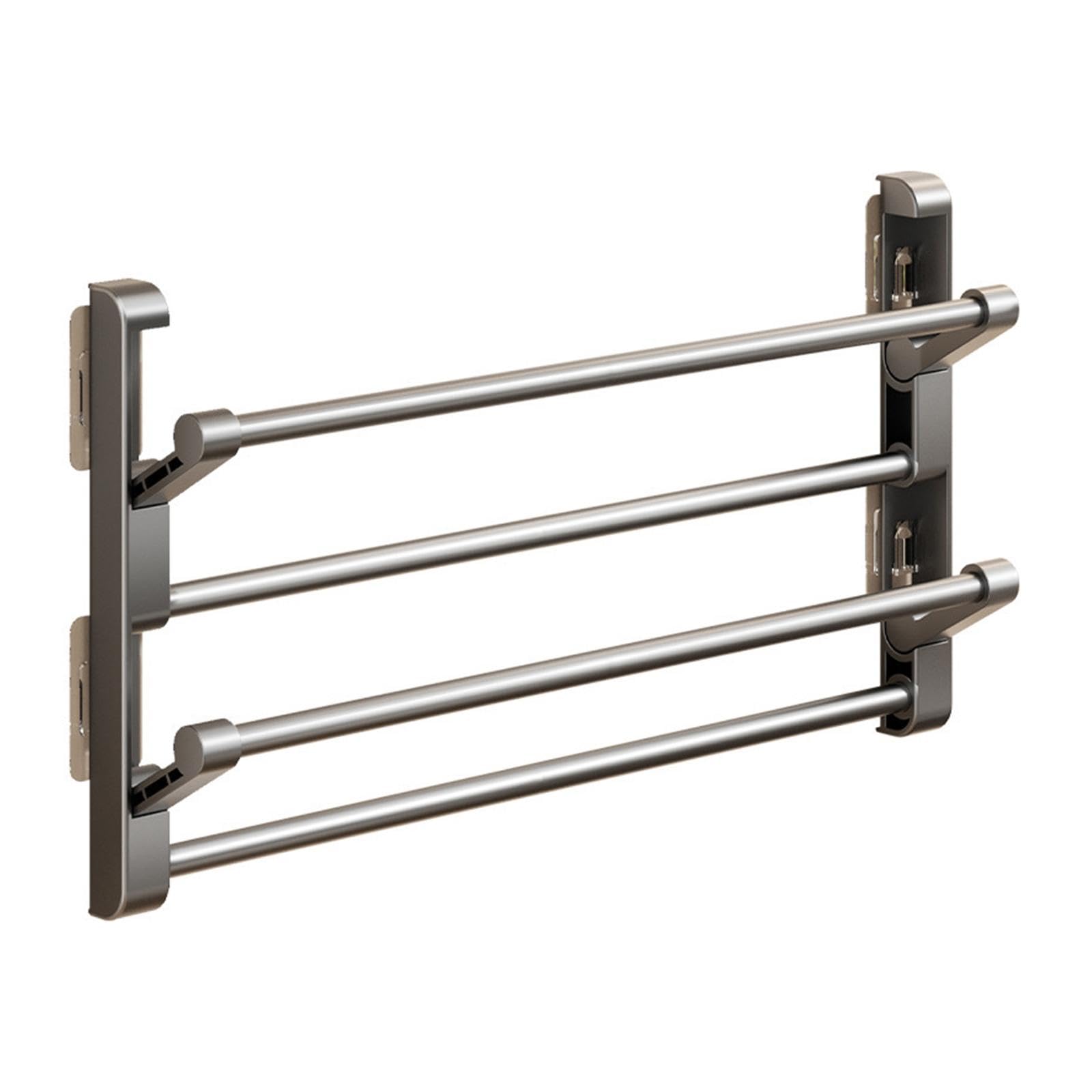 Foldable Wall Mounted Shoe Rack Display Storage Rack for RV Kitchen Bathroom 30cmx29.5cmx8.5cm-image-31