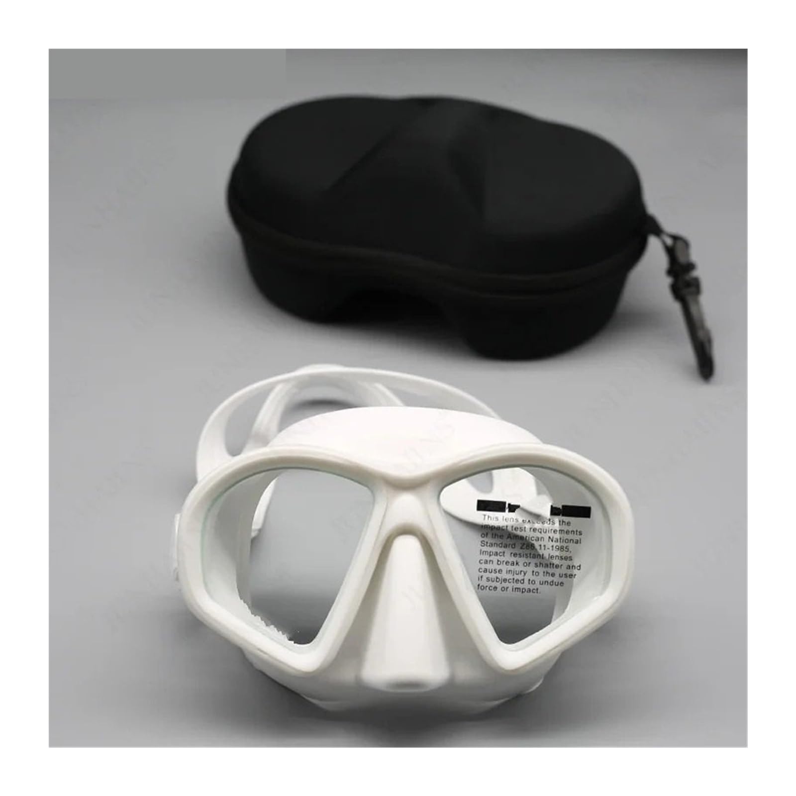 Tauchmasken Vollgesichtsmaske Freitauchmaske aus gehärtetem Glas, Schnorchelset, Faltbarer Schnorchel, Tauchmaske vom Typ J mit Kamerahalterung