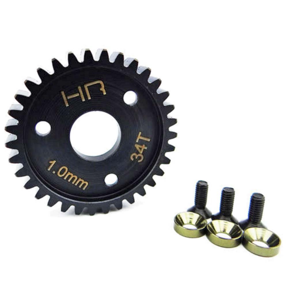 Amazon.com: Hot Racing SRVO434 Steel Spur Gear (34T 1.0 Mod) - TRA