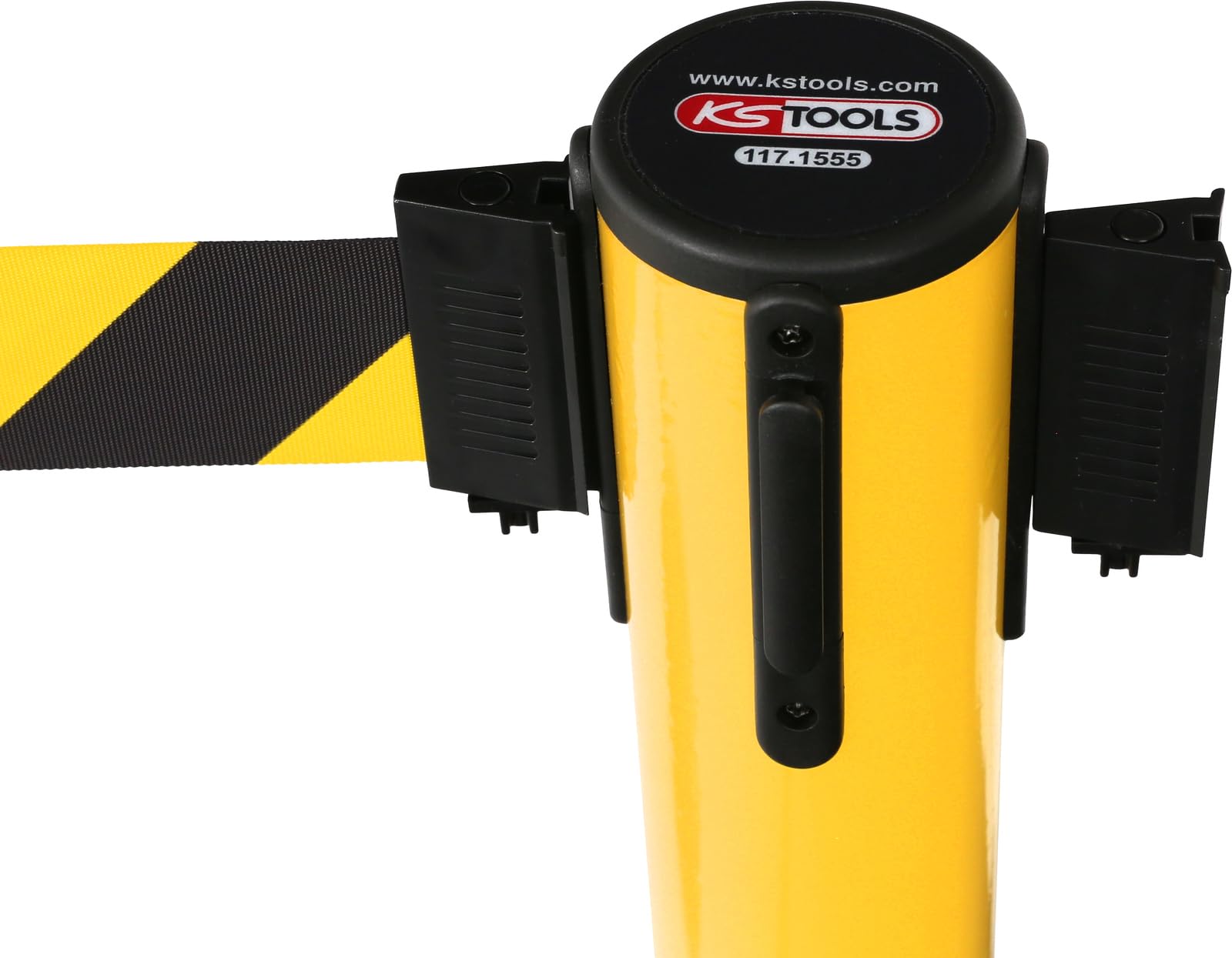 KS Tools 117.1555 Sperrgurtpfosten, Gurt schwarz-gelb