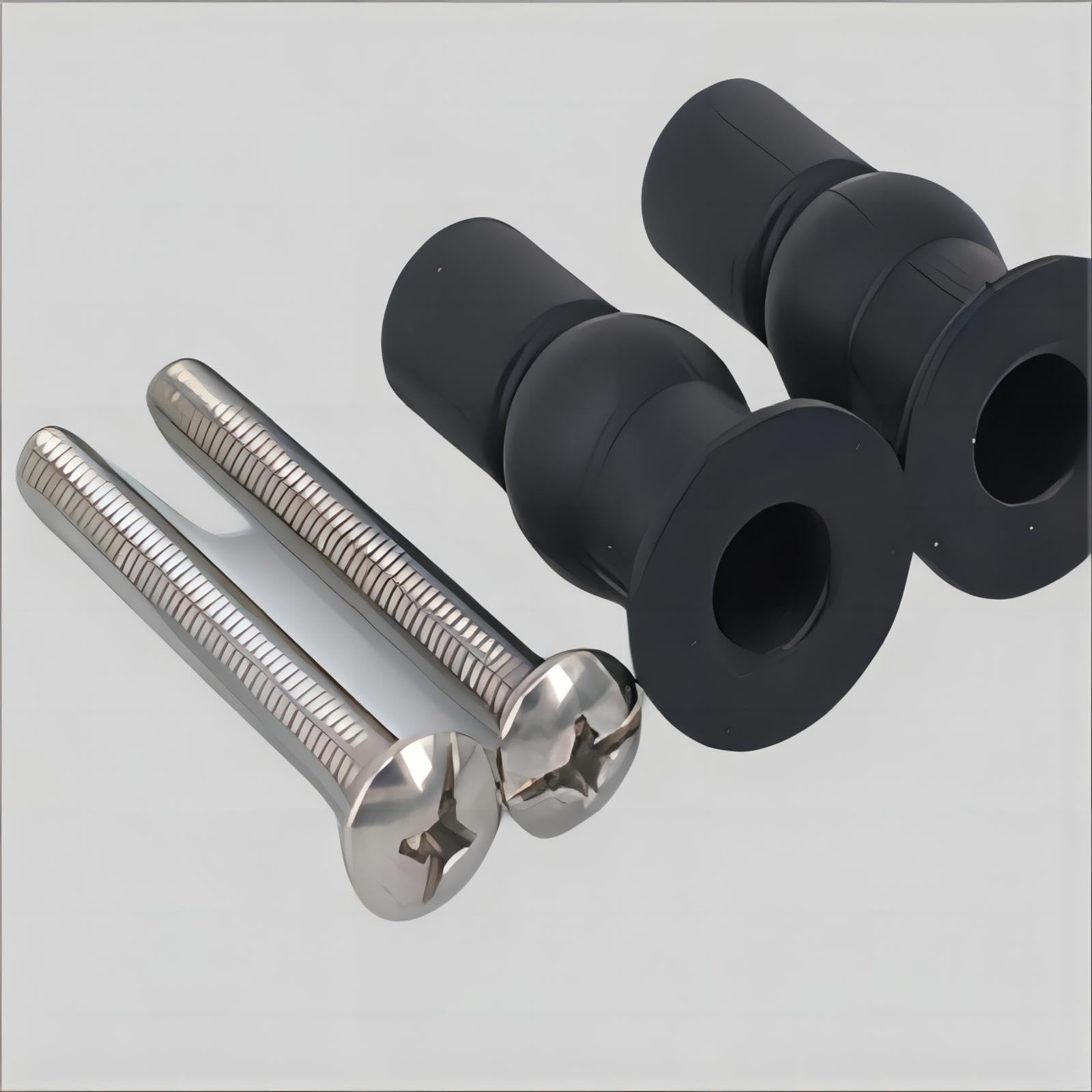 4 Pieces Toilet Seat Fixed, Toilet Seat Attachments, Toilet Seat Fixed Screw, for Toilet Seats General Toilet Seats - Image 2