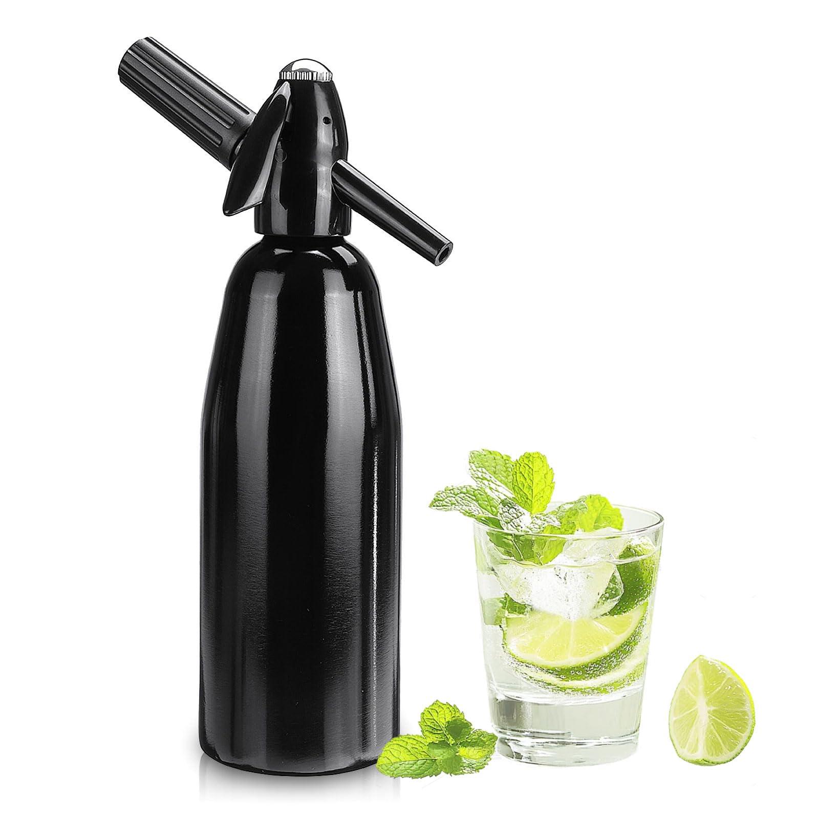 1L Siphon à soda, Machine à Faire du Soda, machine à eau portable