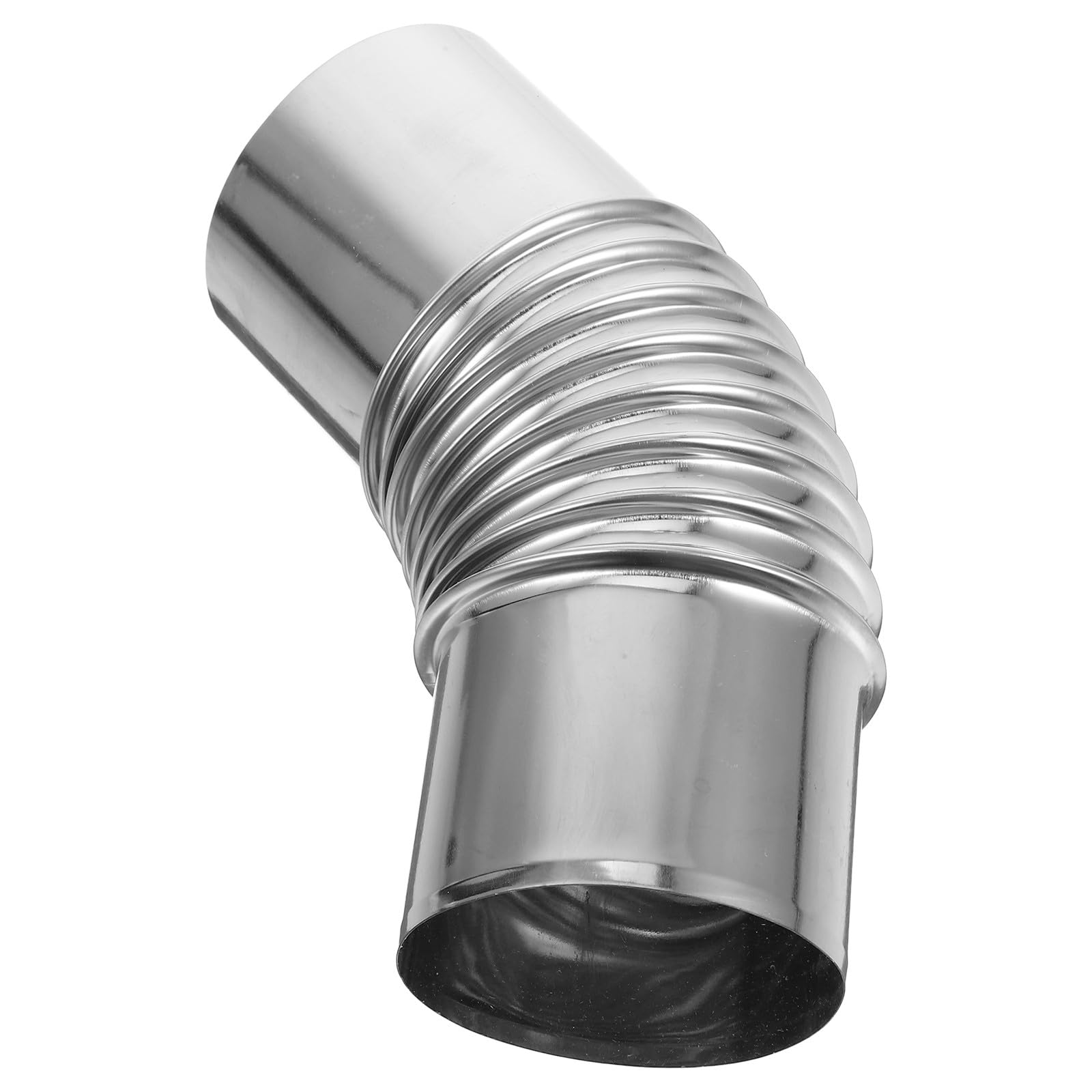 KGLHJDY Stainless Steel 45° Elbow Pipe 6Cm Chimney Flue Stove Pipe Adapter for Wood Burning Stove Camping Heater Tent Vent Replacement Part