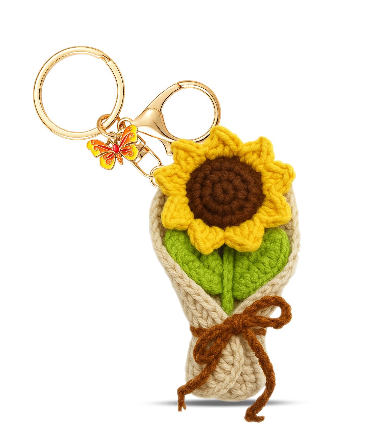 Cute Crochet Kawaii Keychains-Key Chains Women Cute-Keychain Bag Purse Charms Accessories for Handbags