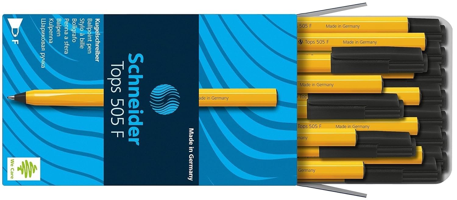Amazon.com : Schneider Tops 505 Ballpoint Pen with Clip Cap and