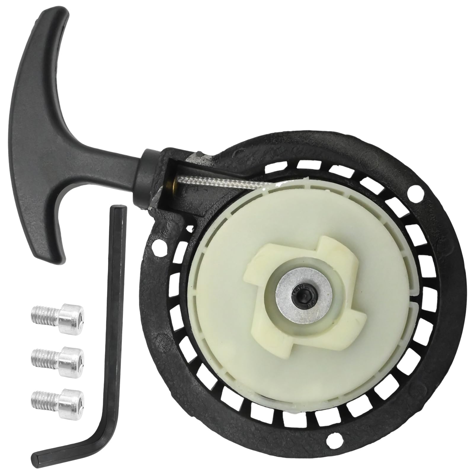 Avviatore a strappo da 82 mm, ricambio per mini moto da cross a 2 tempi, 43 cc, 47 cc, 49 cc, ATV, mini dirt bike, scooter, pit bike