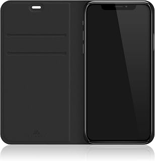 Hama Black Rock The Standard Schutzhülle für Apple iPhone XS Max, schlankes Design, aus Kunststoff, idealer Schutz, 180° oder 360° Schutz, Magnetverschluss schwarz