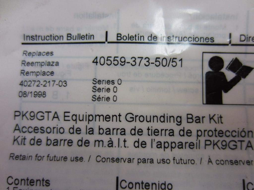 Square D PK9GTA Grounding Bar Kit (Pack of 2)