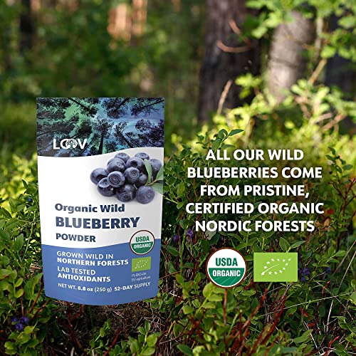 Loov Bundle – 2 Items Organic Wild Blueberry Powder And Organic Non-Fortified Nutritional Yeast Flakes #TOP5