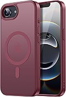 Vista 88 de Funda Magnética para iPhone Air Compatible con MagSafe Resistente a Caídas de 16 Pies Cubierta Trasera con Sensación de Piel Mate a Prueba de Golpes