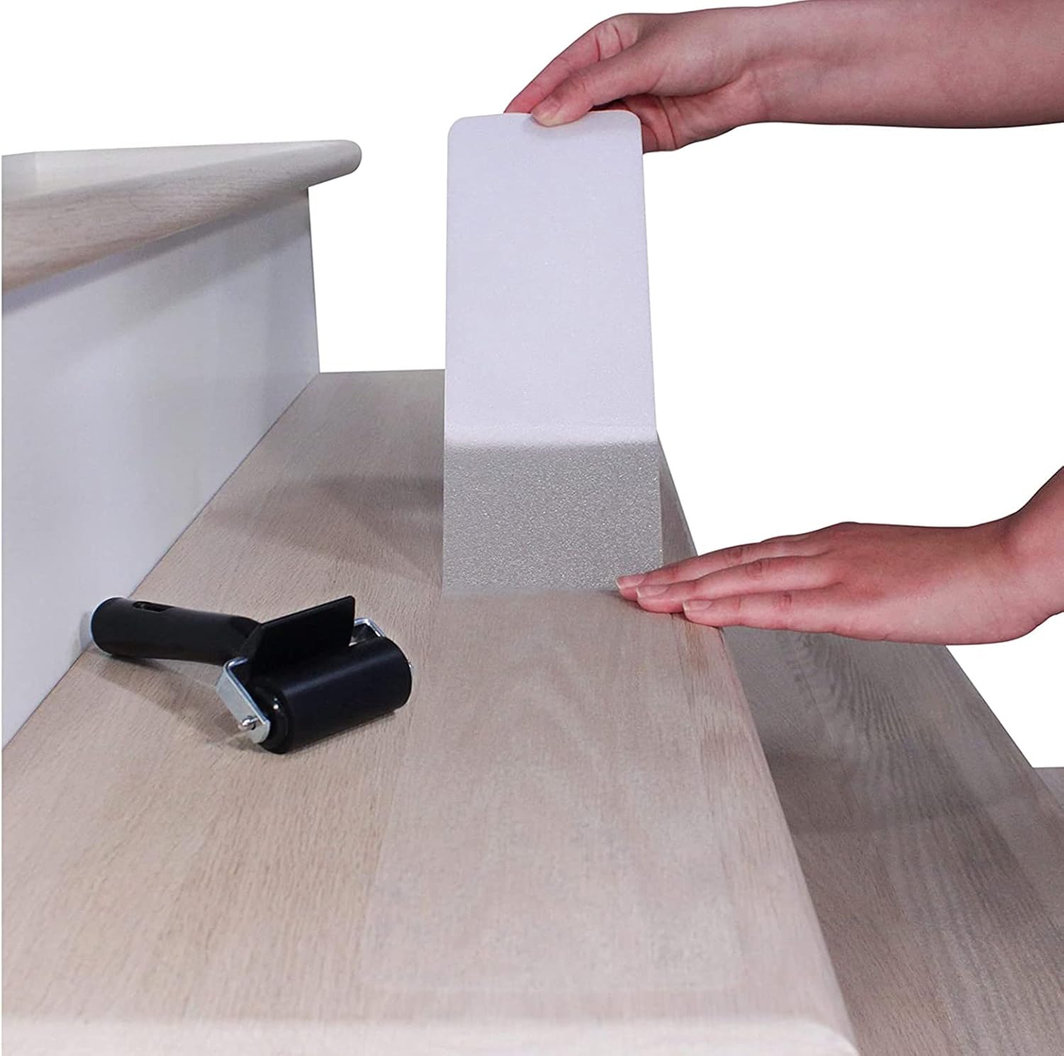 Stair Treads Non Slip Tape(15-Pack), 4" X 32" Staircase Step Treads, Adhesive Stair Safety Treads,Safety for Kids