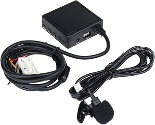 Nettoppo Adaptador Auxiliar de TeléFono Manos de MóDulo de Audio InaláMbrico Bluetooth para Adaptador de Cable de TeléFono W203 W209 W211