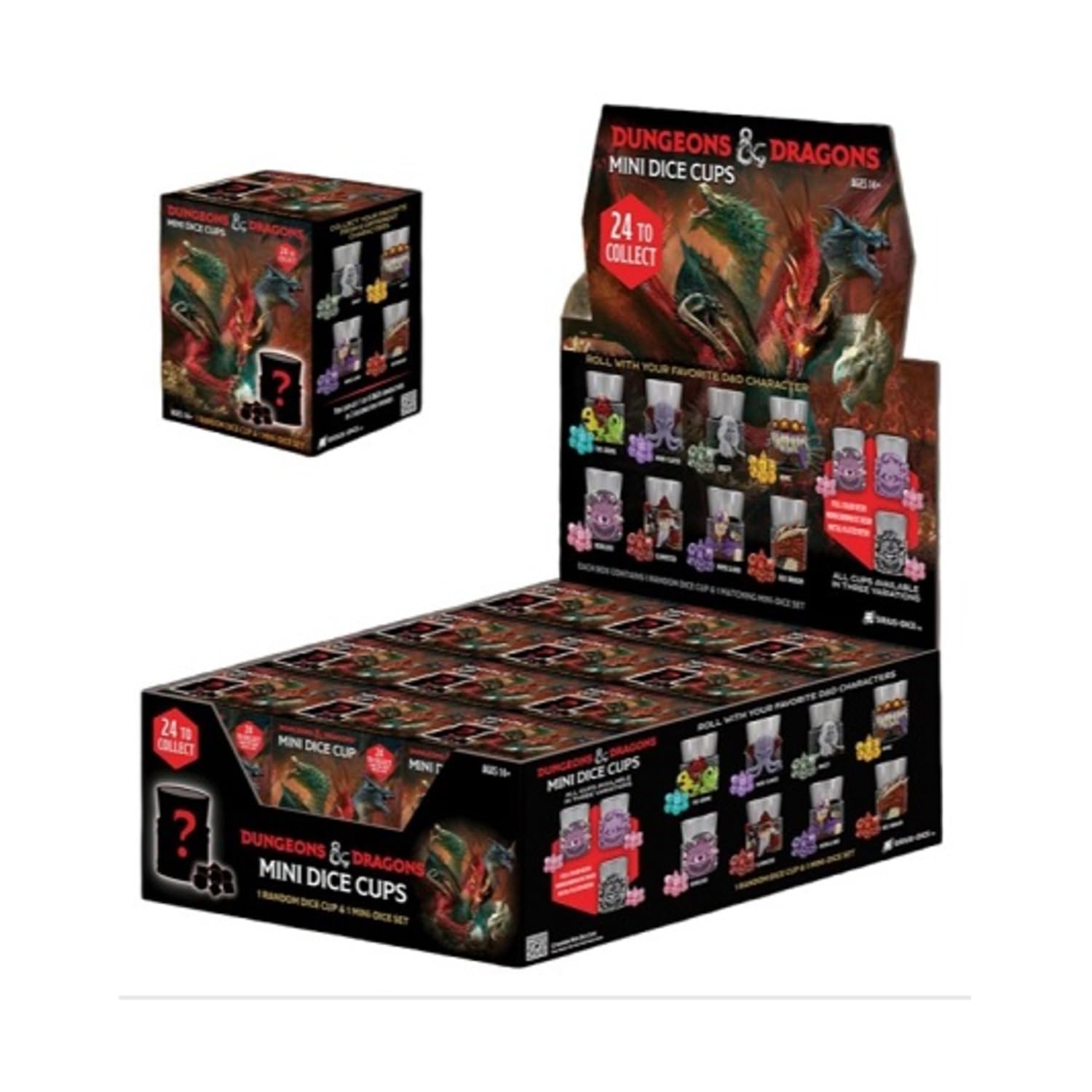 Dungeons & Dragons: Mini Dice Cups - Wave 2 – Sirius Dice