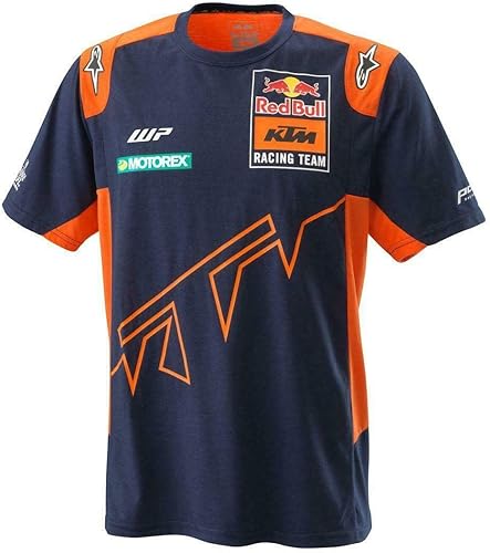 KTM Red Bull Replica Team Tee Mediana Azul marinonaranja