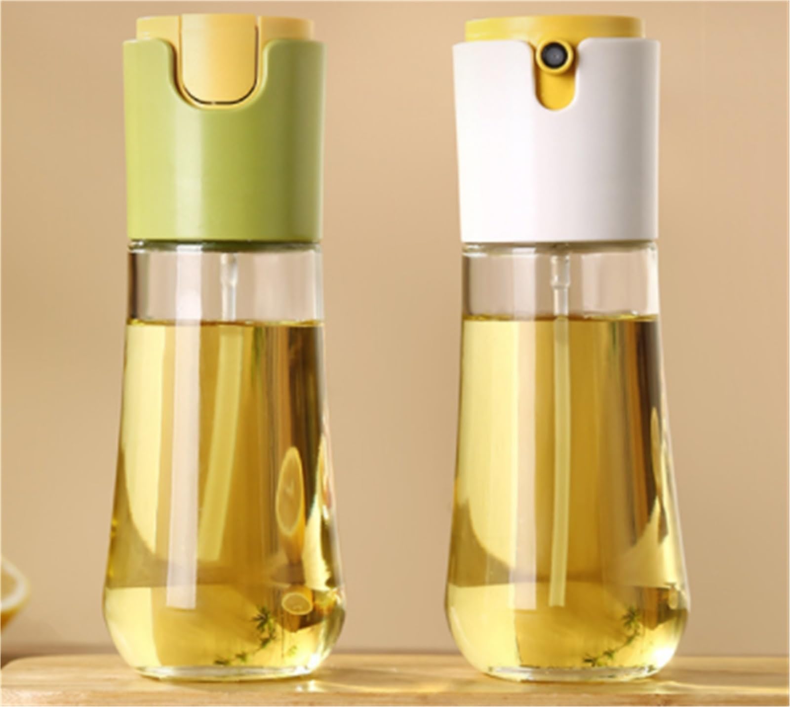 Ölsprüher Für Speiseöl Glasöl-Sprühflasche Mit Push-Typ, Geeignet For Backen, Braten, Grillen, Luftfritteuse Grillen Küche(Grün)