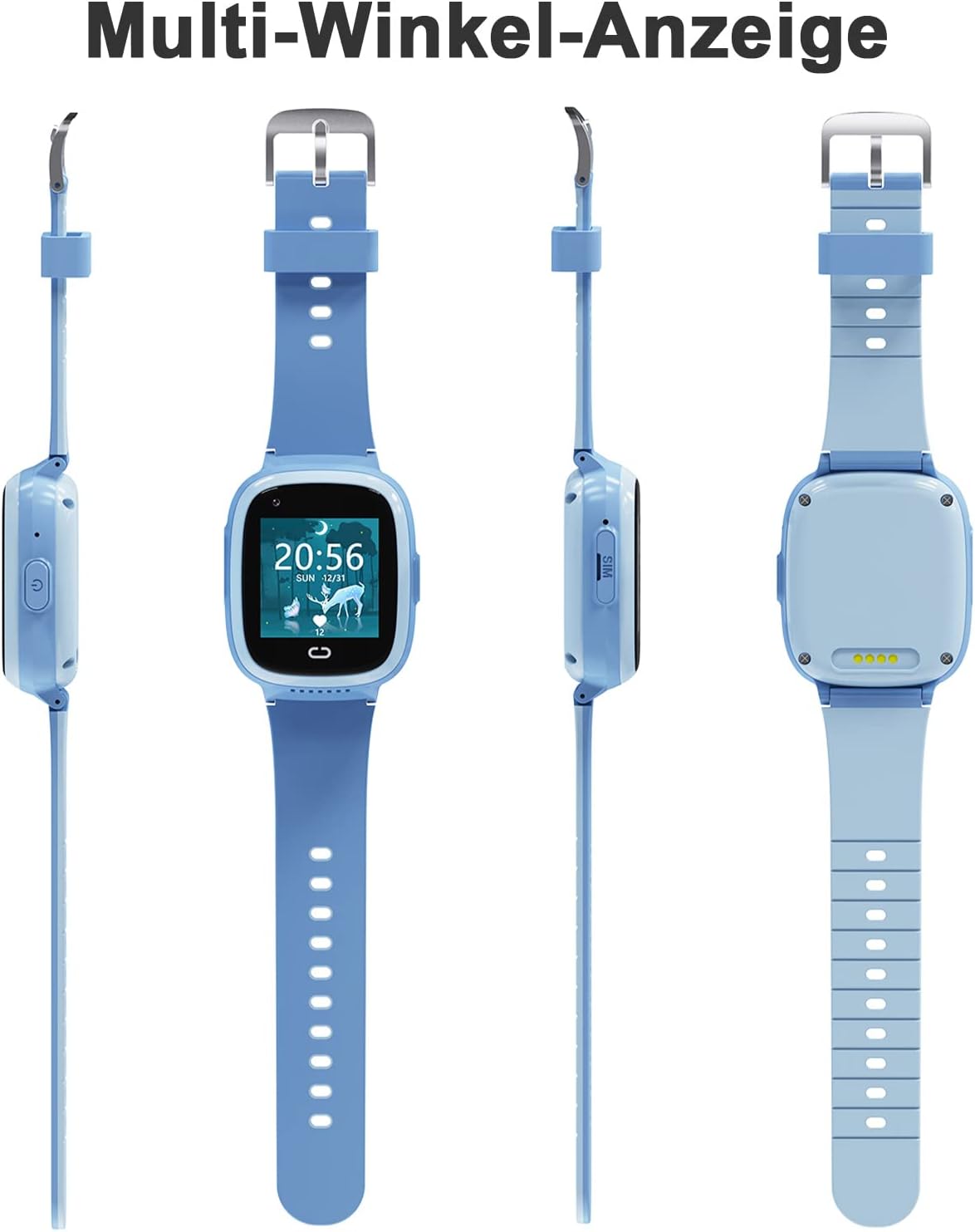 PTHTECHUS 4g Bluetooth Orologio Smartwatch Bambini, GPS Locator Orologio Intelligente Telefono con Musica Video Chiamata SOS Chat Vocale Camera Anti-lost bambino Bracciale Regalo Compleanno PTHTECHUS 4g Bluetooth Orologio Smartwatch Bambini, GPS Locator Orologio Intelligente Telefono con Musica Video Chiamata SOS Chat Vocale Camera Anti-lost bambino Bracciale Regalo Compleanno