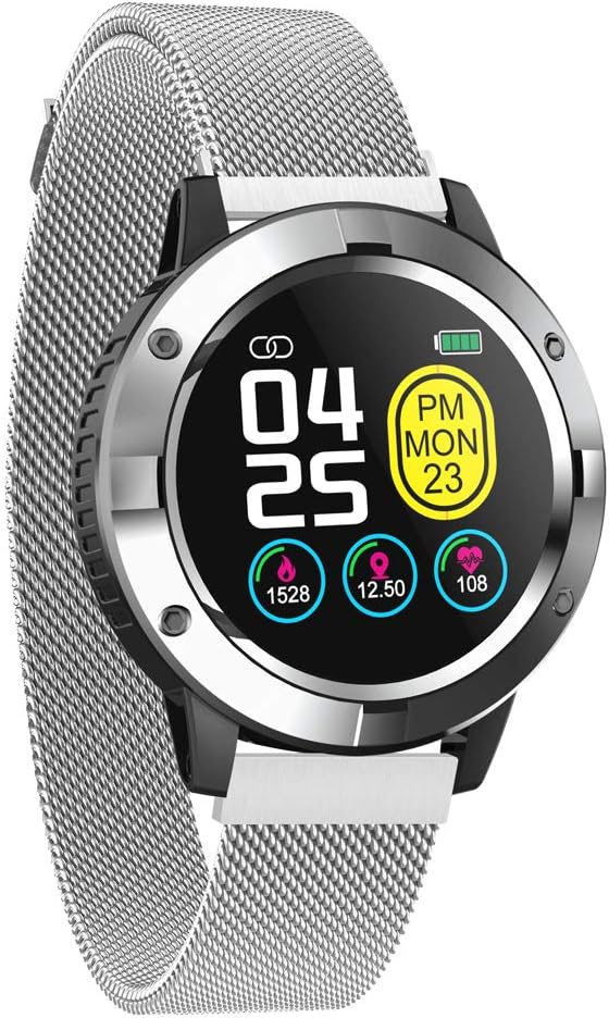 Smartwatch per Uomo Donna Bambini,Bluetooth Orologio Intelligente Cardiofrequenzimetro Monitoraggio Sonno Chiama Promemoria IP67 Impermeabile Fitness Tracker Smart Watch per iOS e Android (Argento) Smartwatch per Uomo Donna Bambini,Bluetooth Orologio Intelligente Cardiofrequenzimetro Monitoraggio Sonno Chiama Promemoria IP67 Impermeabile Fitness Tracker Smart Watch per iOS e Android (Argento)
