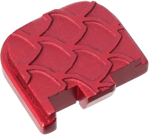 Miniatura 9 de NDZ Performance Placa trasera para Glock 43 43 x 48 0.354 in de aluminio anodizado grabado láser en negro  elige color y diseño de grabado profundo