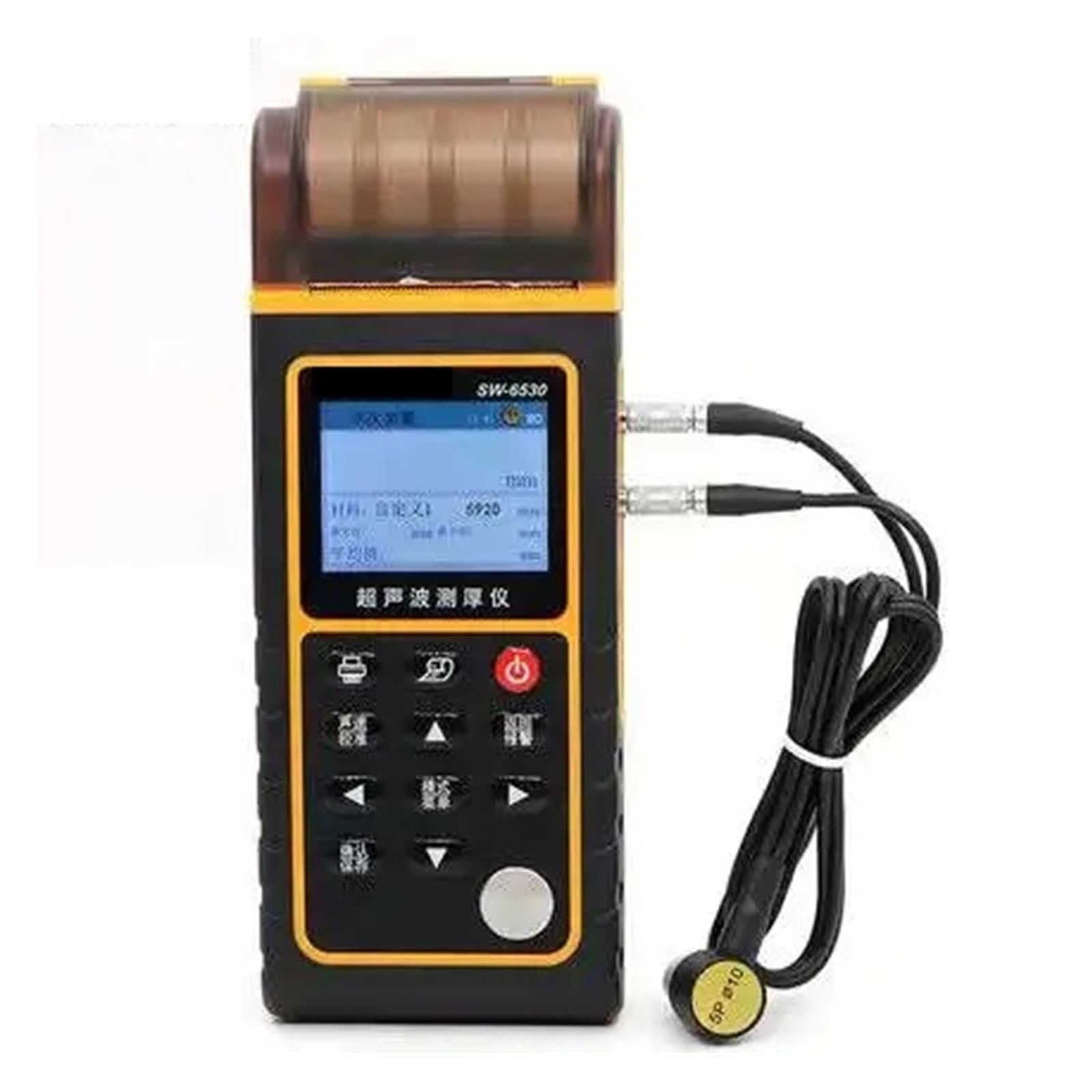 Medidor de espesor ultrasónico SW-6530 for placas acero y metal, vidrio plástico,Alta precisión