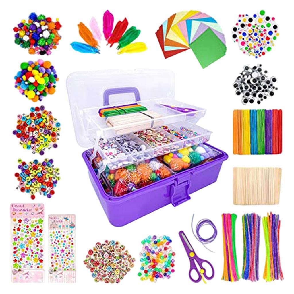 Oshhni de Suministros para Manualidades, Set de Regalos Navideños - Amarillo