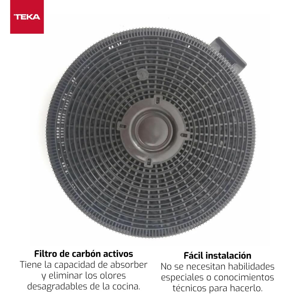 Teka D4C Filtro, accessorio per cappa da cucina, nero