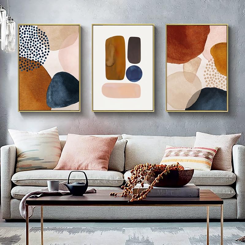 Modern Geometric Plant Decoration Poster, Artistic Abstract Decoration Painting
