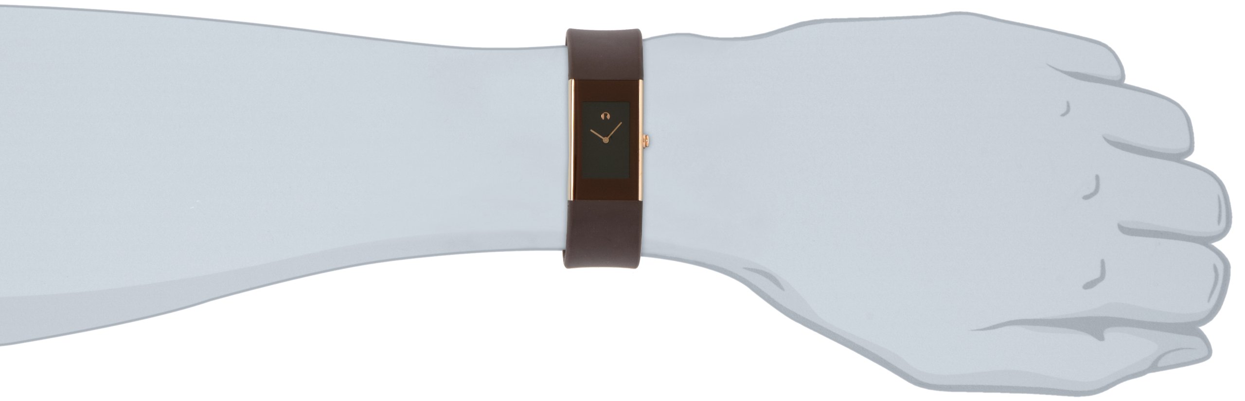 Image secondaire de Rosendahl - 43166 - Montre Homme - Quartz - Analogique - Bracelet Caoutchouc Marron