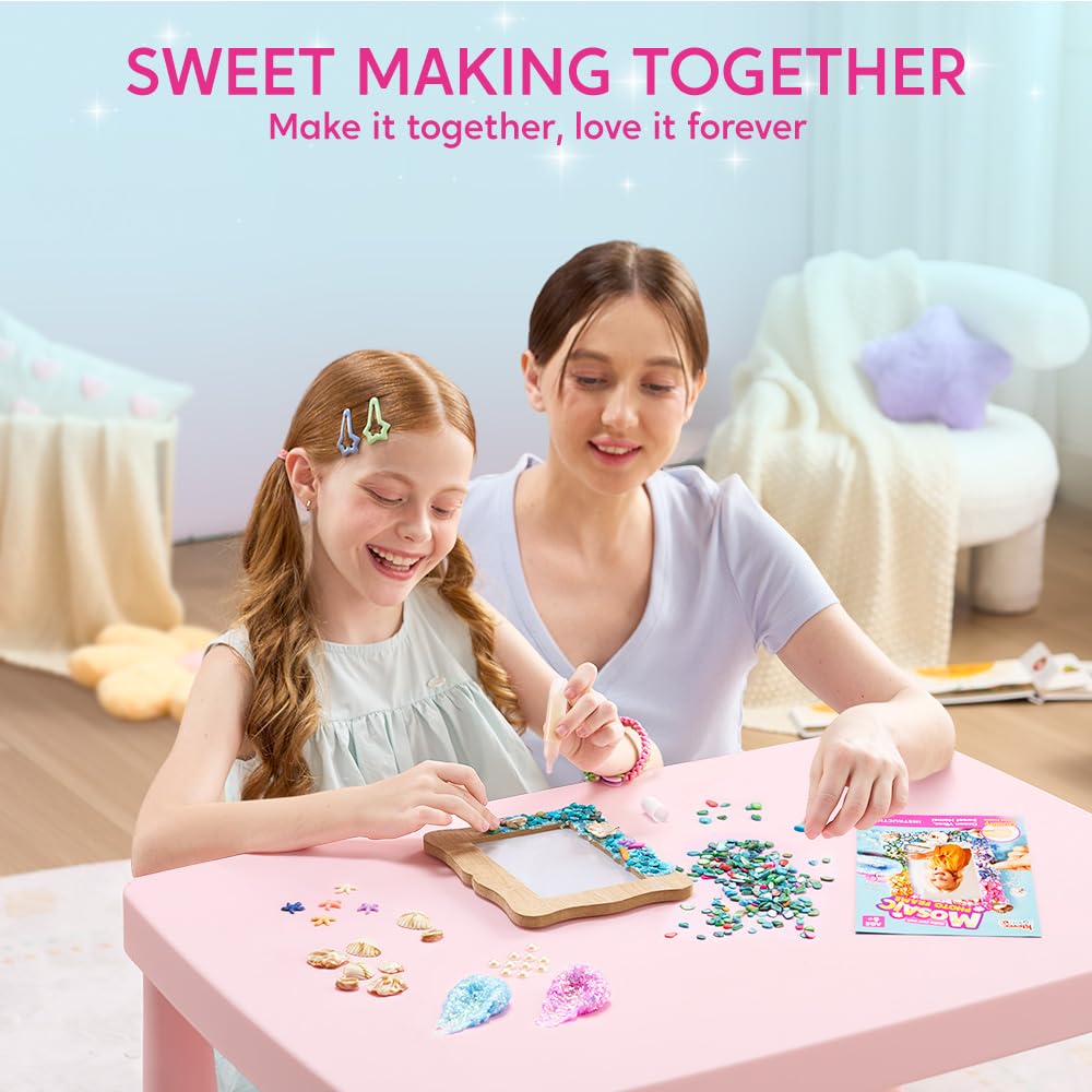 DIY Mosaic Photo Frame Craft Kit for Kids - Make Your Own! -5