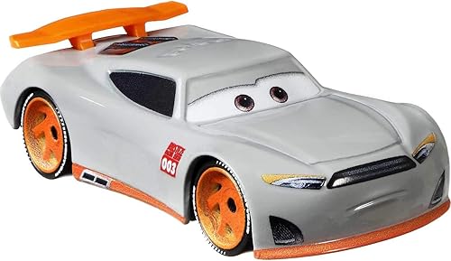 Disney Cars Toys Aiden - Vehículos de personajes favoritos de los fanáticos a escala 1:55 para carreras y contar historias, regalo para niños a