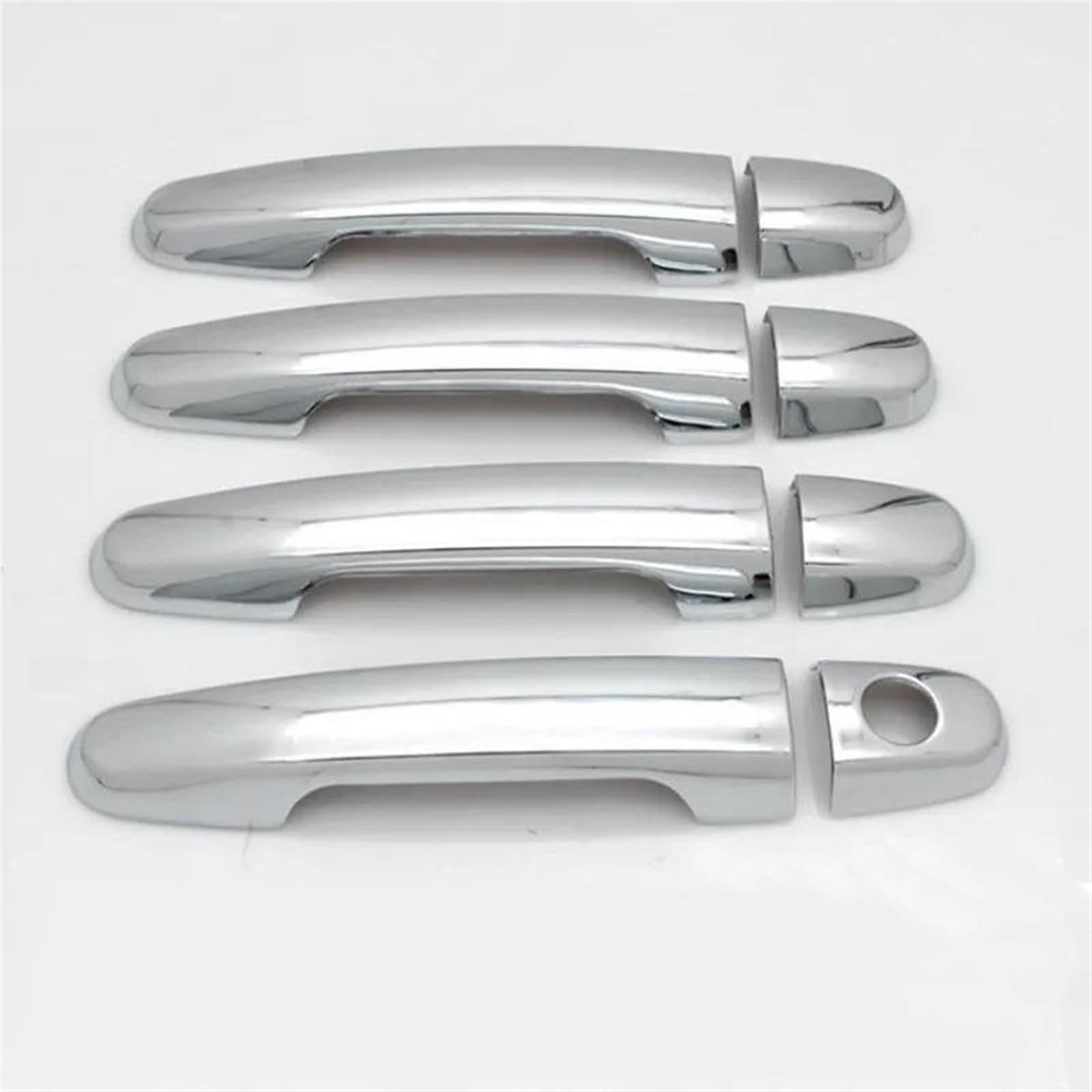 Csspdm Chrome A Gloss Black Chrome Car Door Handle Cover Trim Styling For Toyota For Aygo Mk2 2015 2016 2017 2018 Accessories(Chrome A)