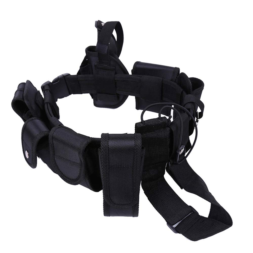 Outdoor Sports Gear Airsoft Equipment Hunting Shooting 10 in 1 Tactical Belt with Pouches