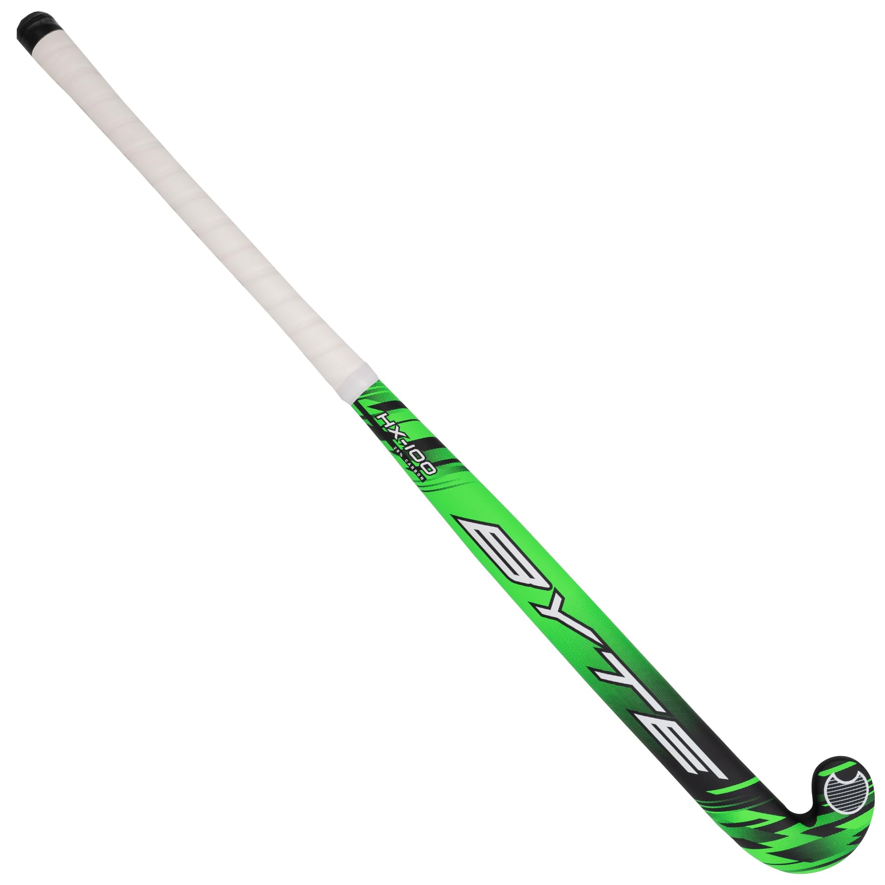 BYTE HX100 COMPOSITE OUTDOOR HOCKEY STICK GREEN (36.5'' LIGHT)
