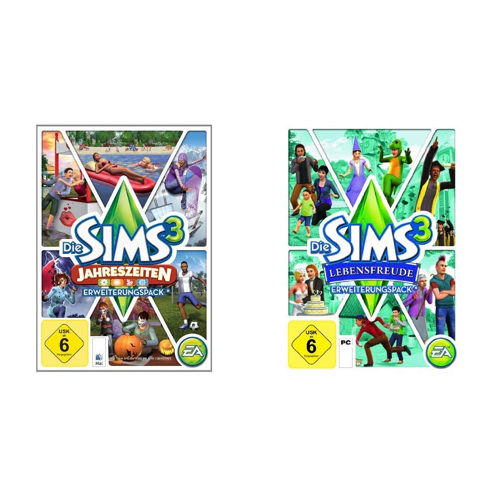 Die Sims 3: Jahreszeiten Erweiterungspack [PC/Mac Instant Access] & Die Sims 3: Lebensfreude Erweiterungspack [PC/Mac Online Code]