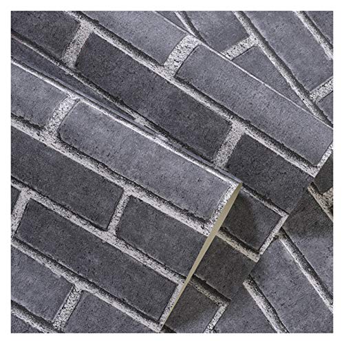 Papier peint autocollant brique gris décoration murale intérieur