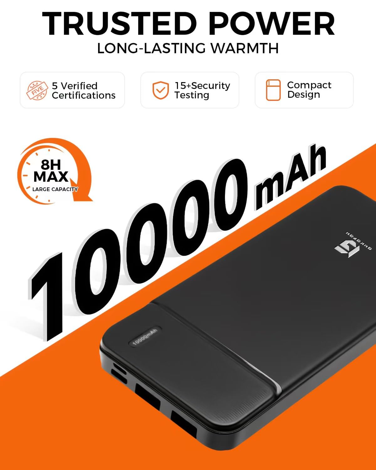 Beheizbare Weste Heizweste Fleece Beheizte Weste für Herren Damen mit 10000mAh Powerbank 13 Heizzonen 3 Temperaturregler, Elektrische Beheizbare Jacke Heizweste für Outdoor Skifahren Motorrad