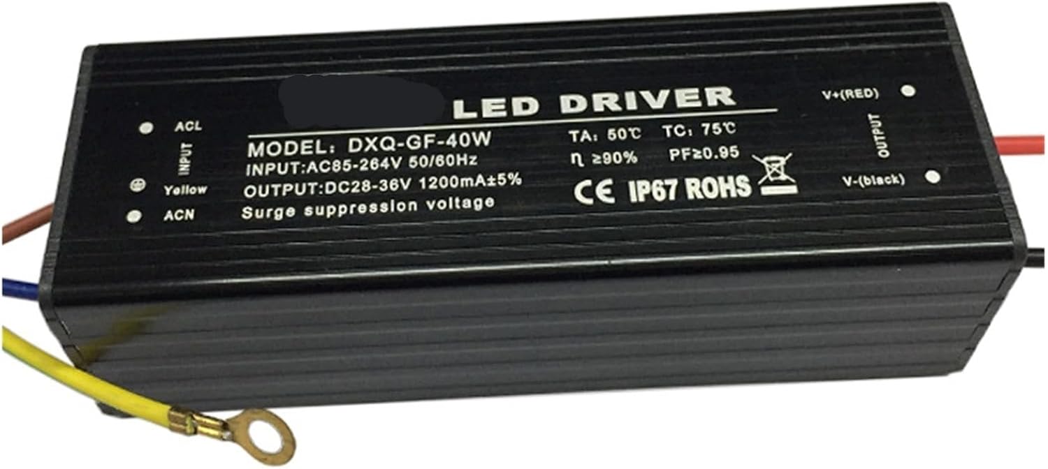 LED driver 24-36X1W waterproof no strobe aquarium fish tank lamp street lamp down lamp wide voltage constant current power supply 30 * 1W