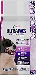 Tapete Higiênico Premium para cães Petlike Ultrapads Aroma Lavanda 80cmx60cm 30 unid.