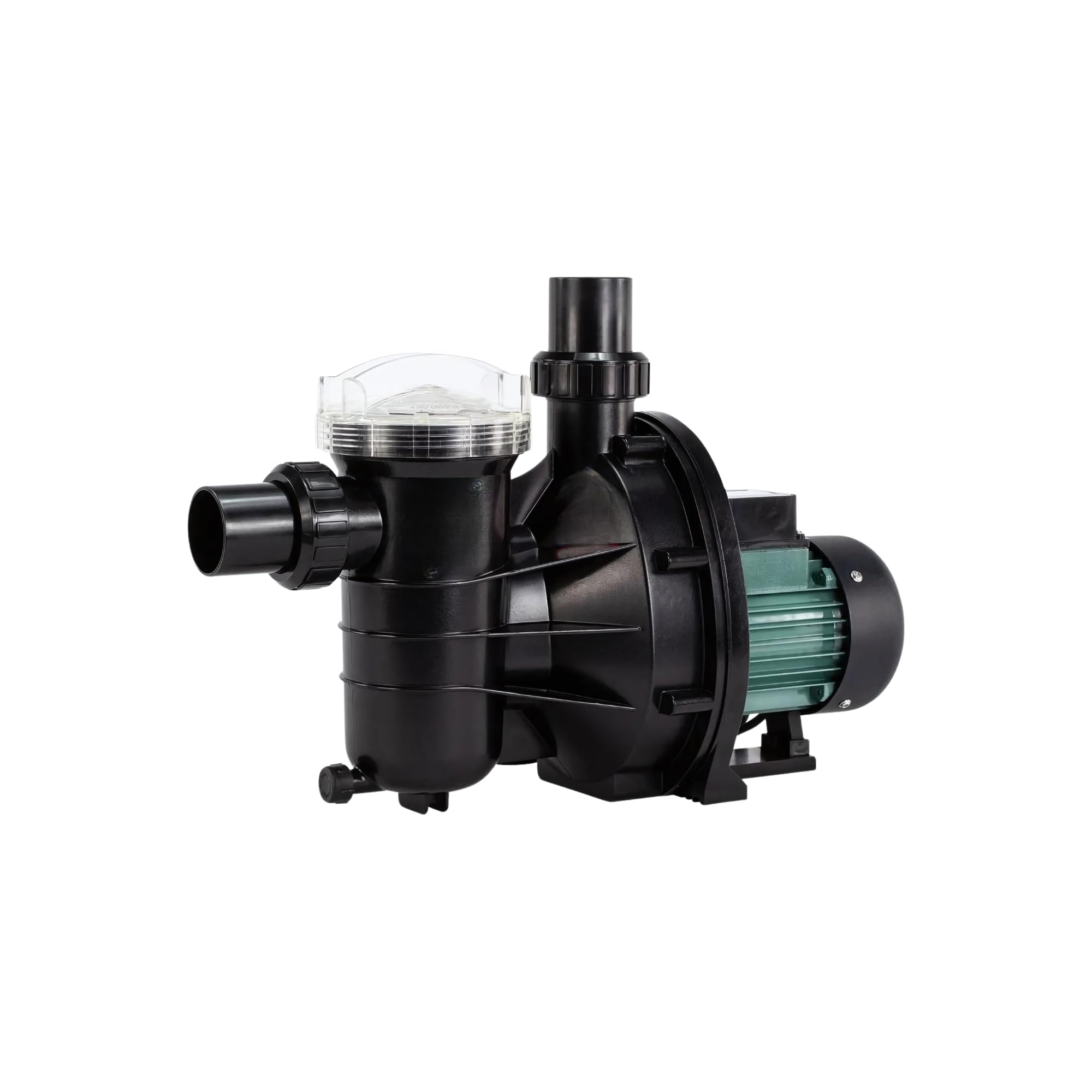 Mega Schwimmbadpumpe 50mm / 1,5" Metrisch/Imperial Lösungsfassung, 1,2A 230VAC SS020 mit FI-Stecker – Kompakt & Energiesparend, 8.000 L/h Durchflussrate für kleine bis mittlere Pools (bis zu 24.000 L)