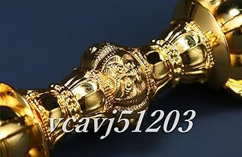 Amazon.co.jp: 密教法具 寺院用仏具真言宗 宝珠杵宝珠鈴金剛盤 3点