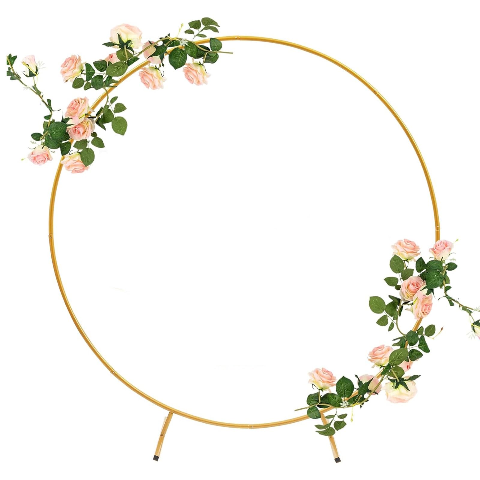 HJXGQJM Weselny łuk balonowy stojak metalowy łuk stojak na ceremonię, rocznicę, na ceremonię ślubną, łuk ślubny, przyjęcie urodzinowe, baby shower, dekoracje budki fotograficznej (240 cm)