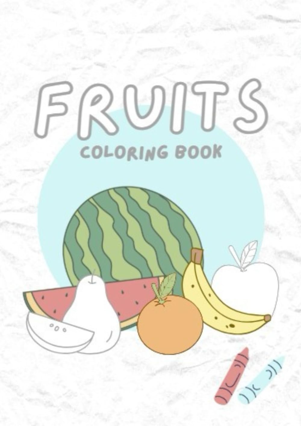 Fruits Coloring Book Worksheet