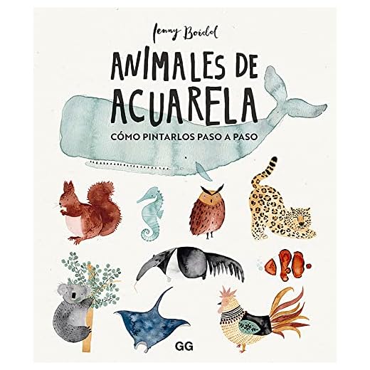 Animales de acuarela: Cómo dibujarlos paso a paso (DISE?O GRAFICO)