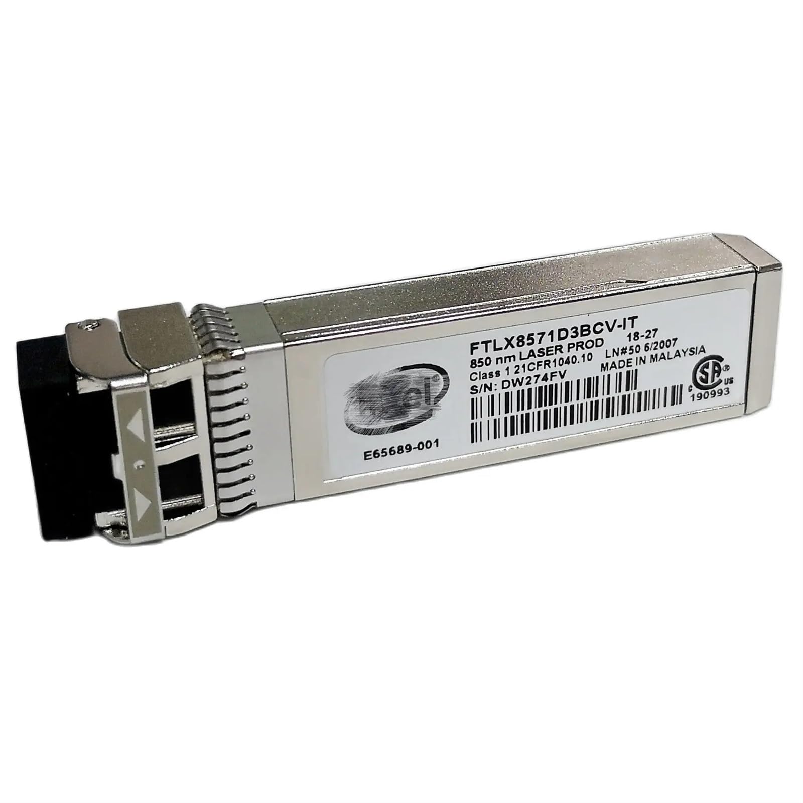 Transceptor multimodo X520-DA2 FTLX8571D3BCVIT1 E10GSFPSR 10Gigabit 850nm