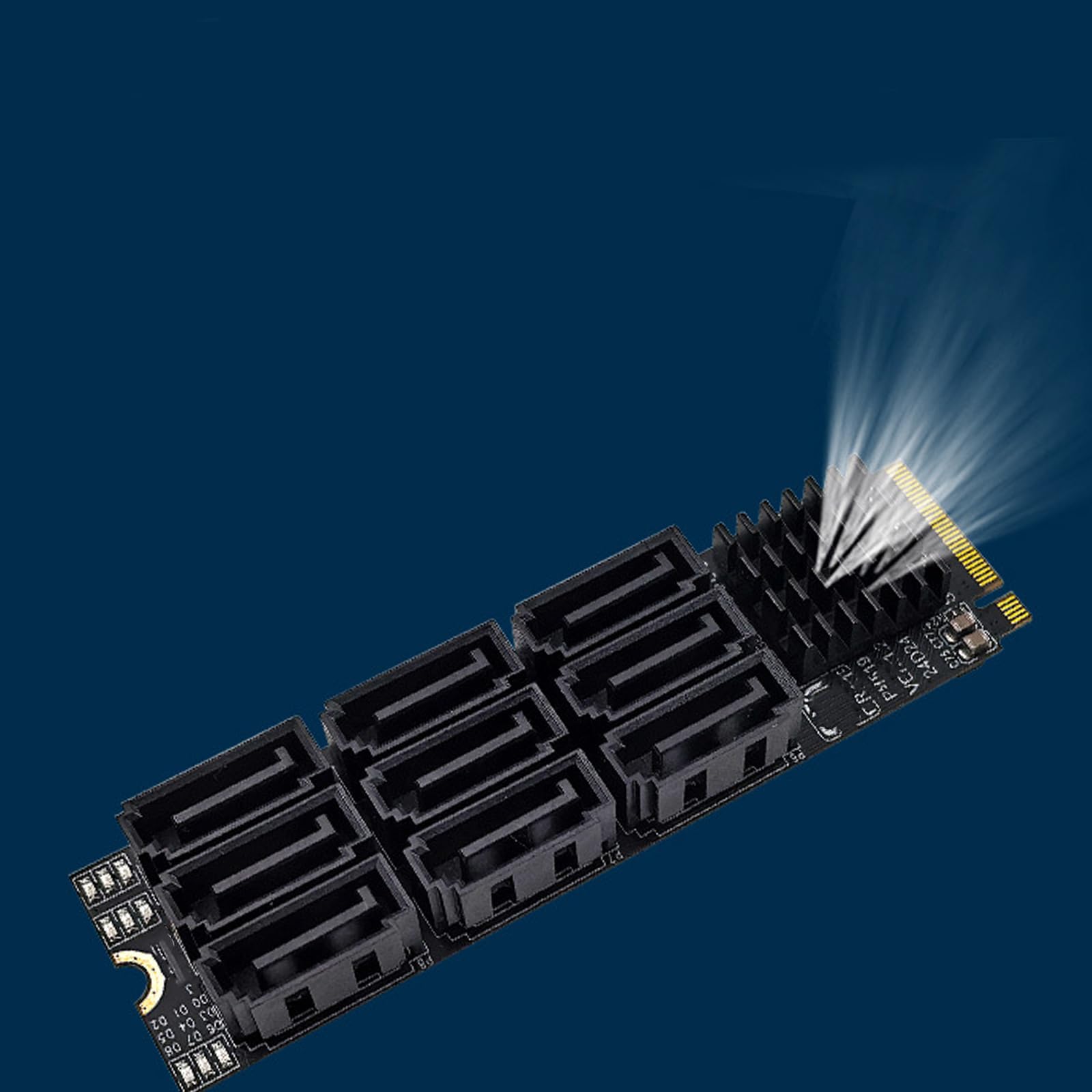 Scheda Espansione PCI Express III a 9 Porte da 6 Gbps Ottimizzata per L'espansione dello Storage PCIe sullo Storage del Server