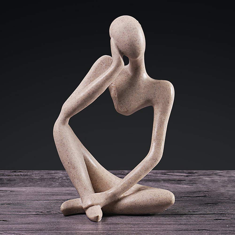Abstrakt Denker Menschen Statue Skulpturen Figur Dekoration Craft Office Home Dekoration