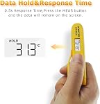 Mini Thermomètre infrarouge numérique BTMETER BT-960C Stylo de température avec Pocket Clip 527℉ Auto off pour la cuisine de cuisson de bonbons de viande BBQ Poêle à sucre (NOT pour la Temps Humaine)