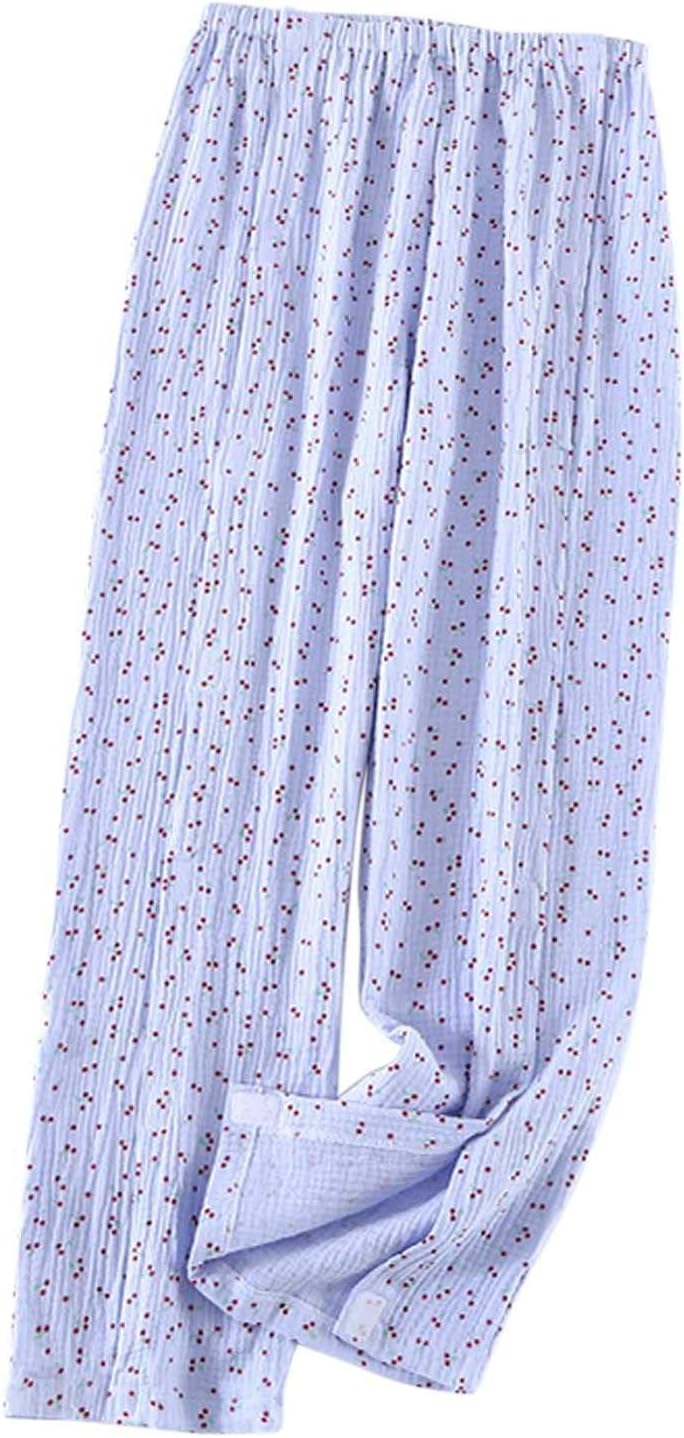 Zipper Patient Pants Patient Care Clothes, Side Zipper Elderly