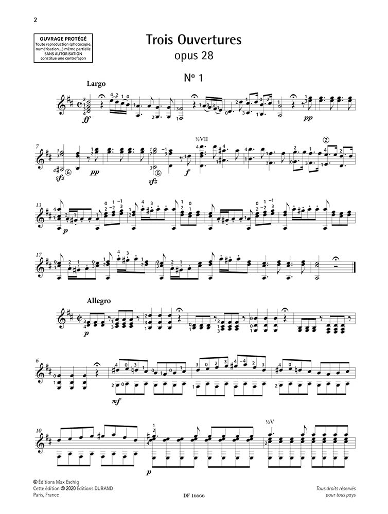 The Best of Ferdinando Carulli. Solo pour Guitare.