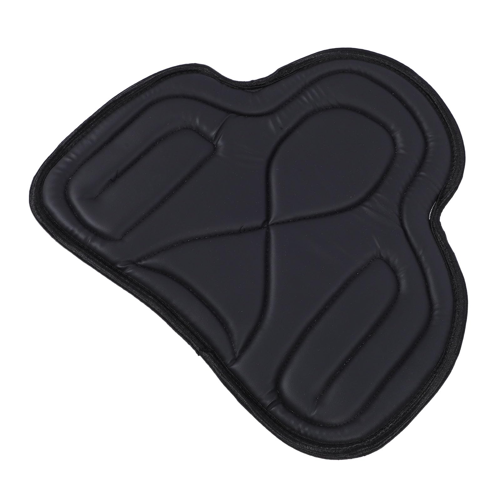 Bnineteenteam Pad, Almohadilla de Montura Occidental, Almohadilla de Equitación Ecuestre, de Silla de Montar Premium PU, un Diseño Espesado de Amortiguación Transpirable para una Comodidad Mejorada
