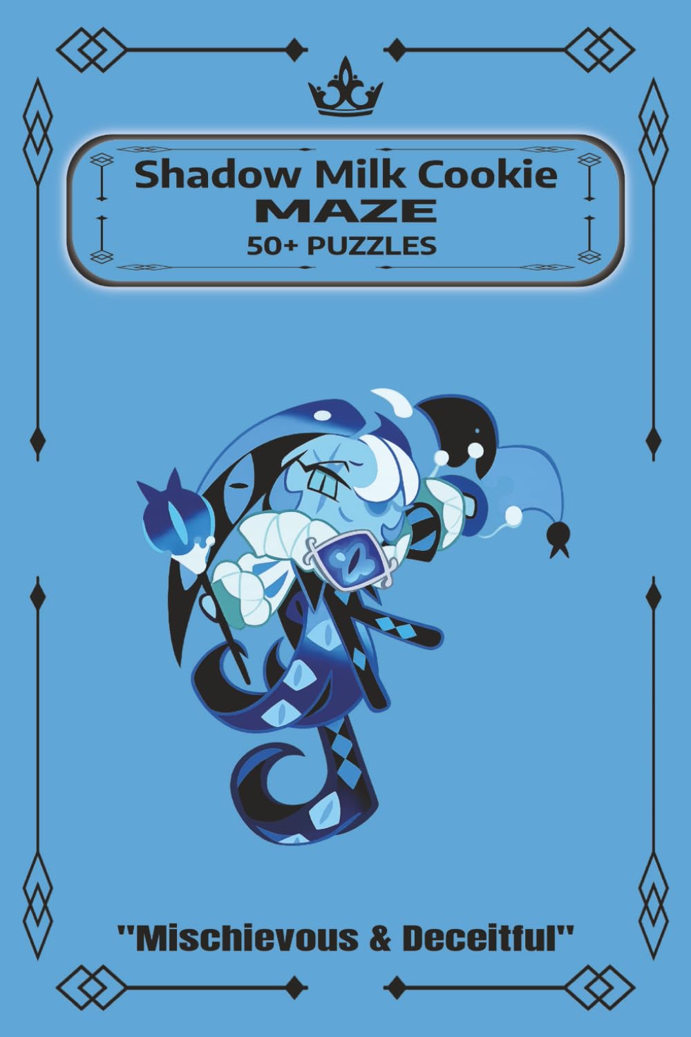 Shadow Milk Cookie Maze Puzzle Book: Fun Mazes for Kids | Maze Activity Workbook for Kids: Games, Puzzles and Problem-Solving (Maze Learning Activity Book for Kids)